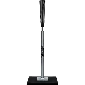 Portable Batting Tee for Baseball/Softball, Height Adjustment from 25-37 inch,Easy Transport  Baseball Tee with Rubber Top,Heave Duty Base Hitting Tee for /Youths/Adults