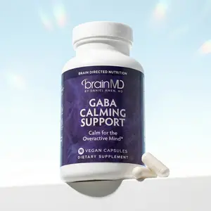 BrainMD - GABA Calming Support | Calm for the Overactive Mind - 90 vegan capsules Health Supplement