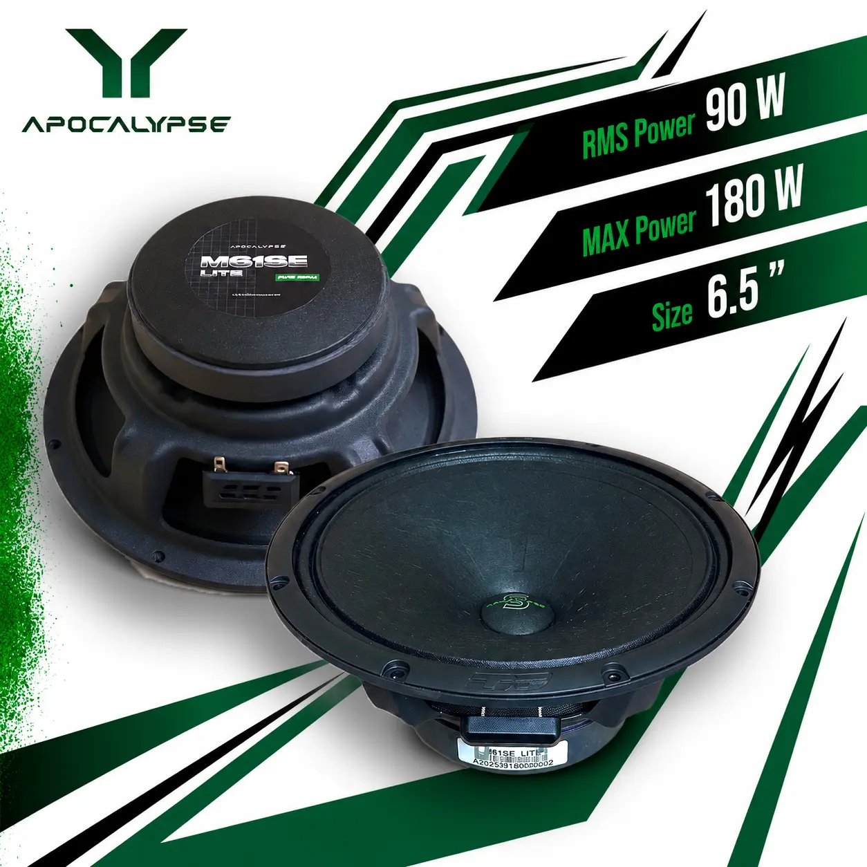 Apocalypse AP-M61SE Lite | 6.5" Mid-Range Speakers (Pair)
