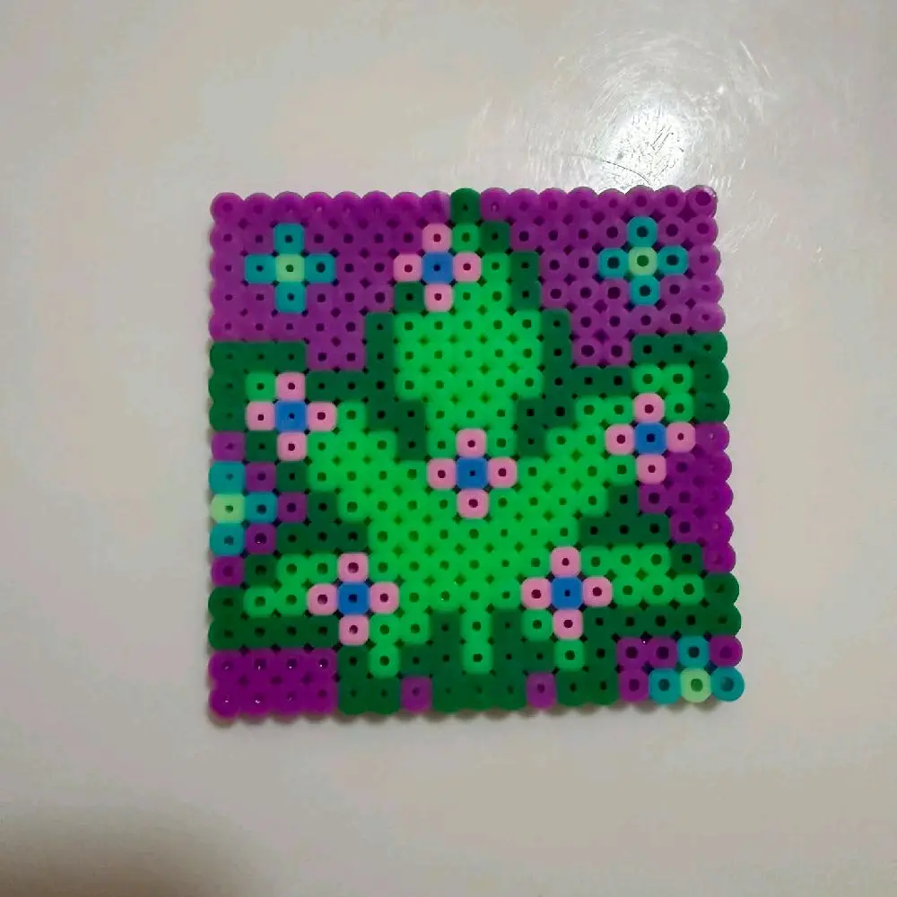 Fusebead Weed Leaf Coaster Tableware