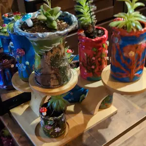 Plant Stand, Multifunctional Plant Pot Holder, Succulent Planter, Plant Stand for Succulents, Garden Supplies for Home, Office, Balcony Decor #TOP PICKS