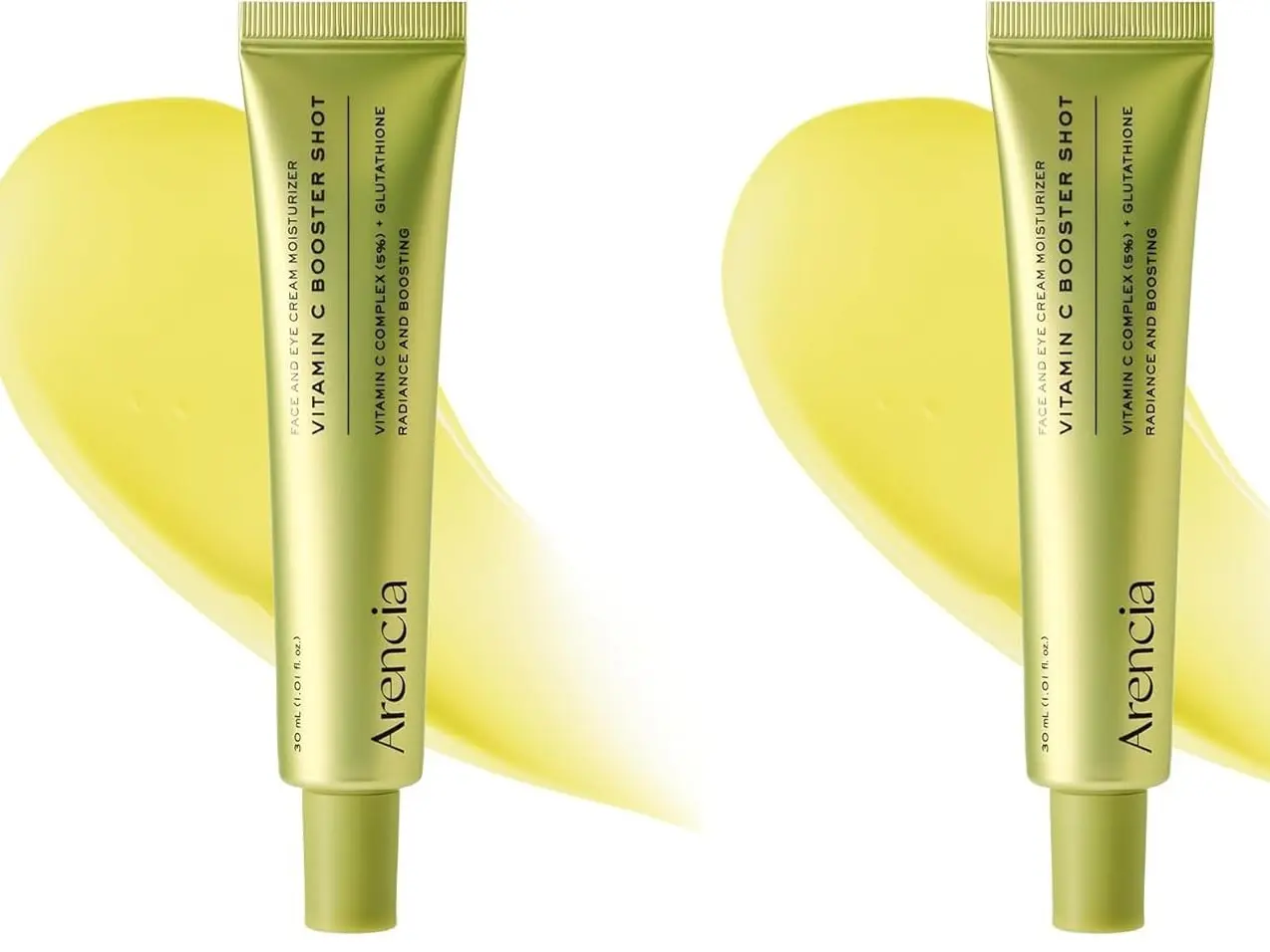 2PCS Arencia Vitamin C Booster Shot Serum with Glutathione, Niacinamide and Vitamin E for Dark Spot Care, Fine Lines & Wrinkles, Glass Skin, Korean Skincare 30ml/1.01 fl.oz (Pack of 2) Lightweight Lightweight