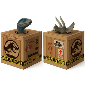 Jurassic World Dinosaur Escape Table Centerpiece Kit, 12-in, 4-Pack