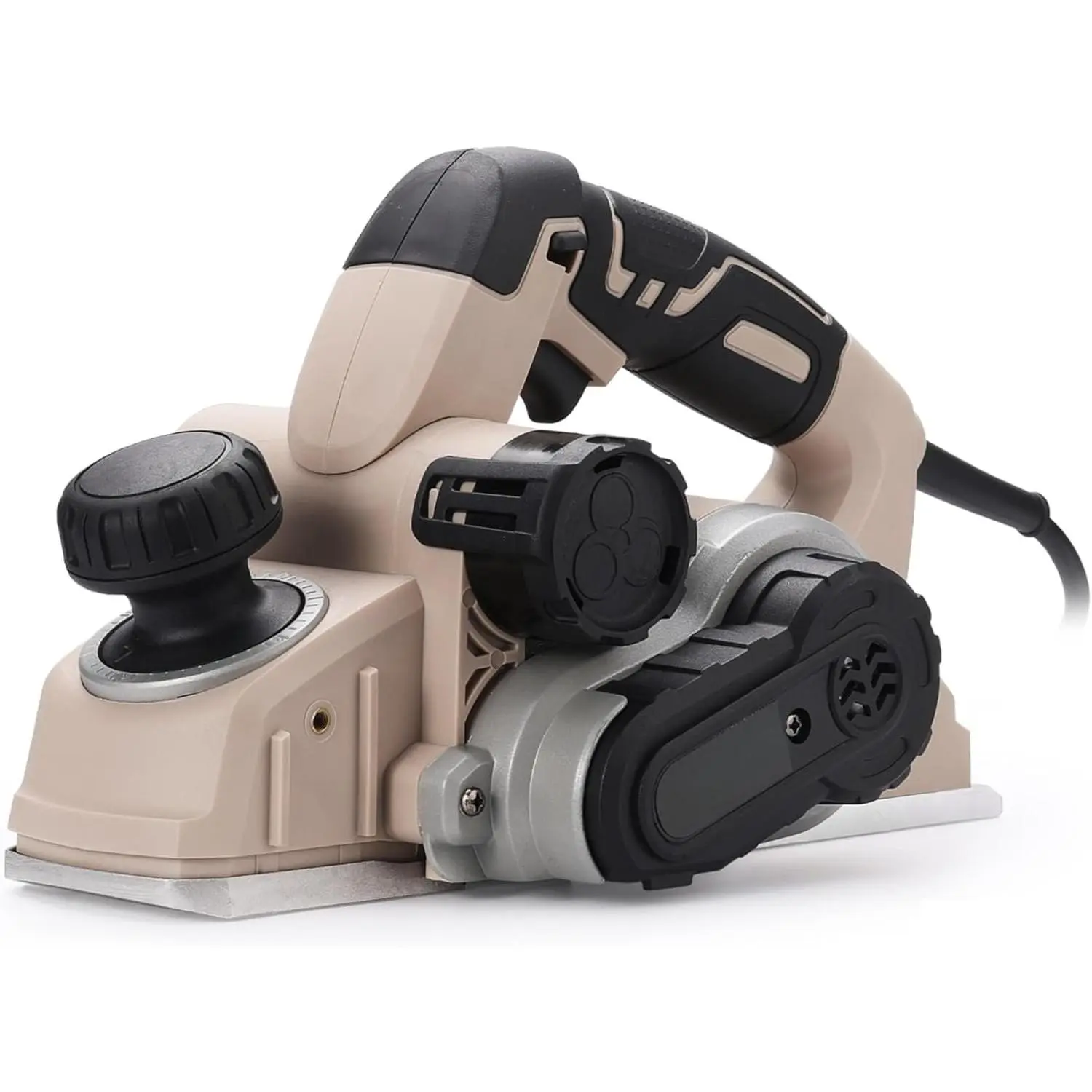 Corded Electric Hand Planer, 7.7 AMP 15000 RPM Power  Planer with Edge Guide and Dust Bag, 3-1/4 Inch Planing Width, for  Chamfer DIY, Smooth Finish Carpentry