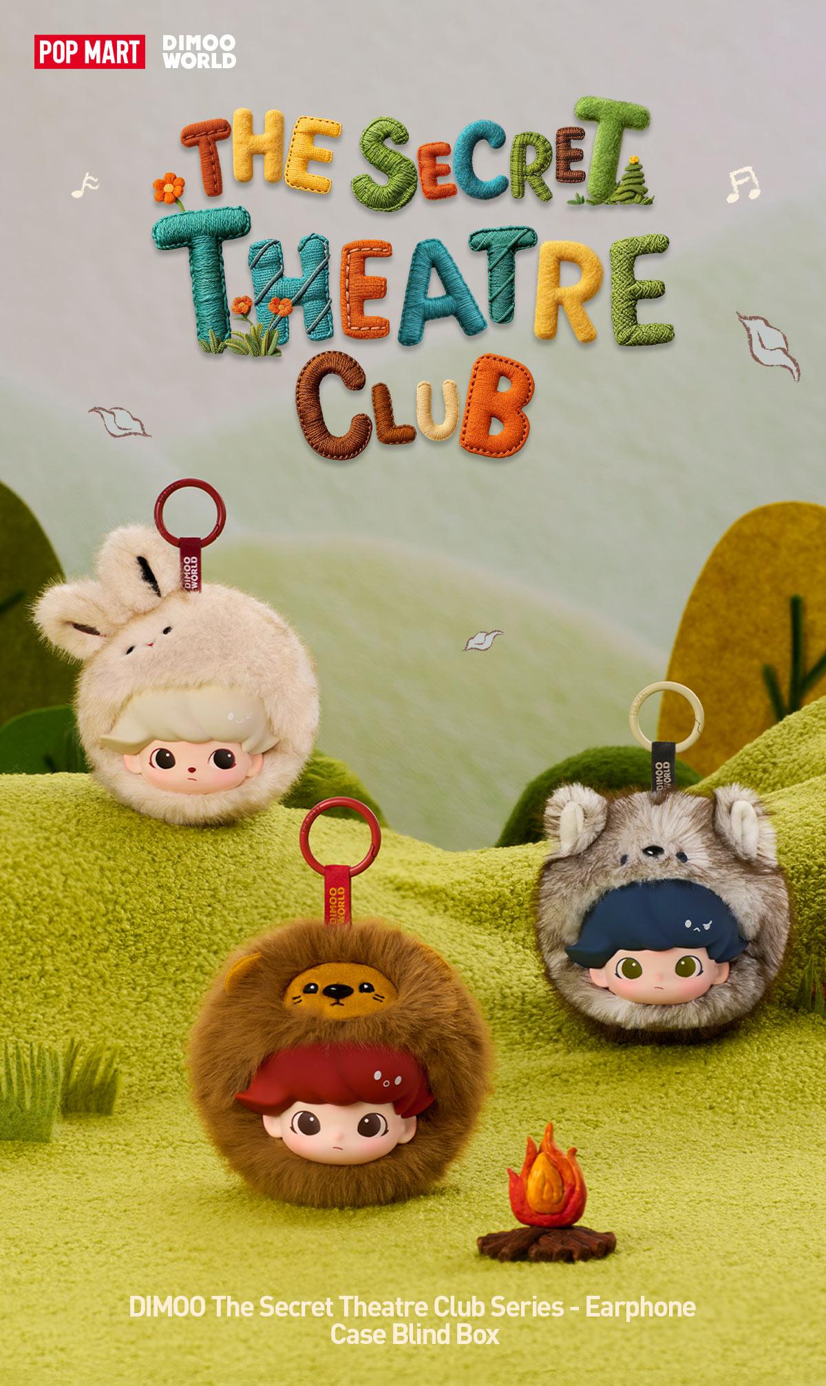 【NEW】POP MART DIMOO The Secret Theatre Club Series - Earphone Case Blind Box-4.0