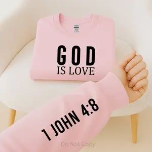 God Is Love w/ Sleeve Screen Print Transfer (3 Pack)