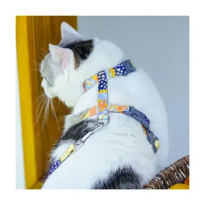 Touchcat Multi-Shape Patterned Harness and Leash