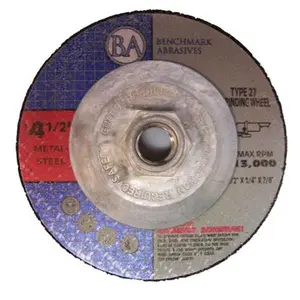 4-1/2" x 1/4" x 5/8-11" T27 Hub Depressed Center Grinding Wheel - 10 pack