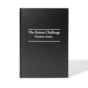 The Kaizen Challenge - Self Improvement Journal for Men & Women - Daily Planner and Habit Tracker for Productivity, Discipline, and Mental Health - 20 Week Life Planner Journal