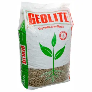 Geolite GMGC45L Gardening PH Neutral Draining Clay Pebbles, 45 Pound Bag, Gray