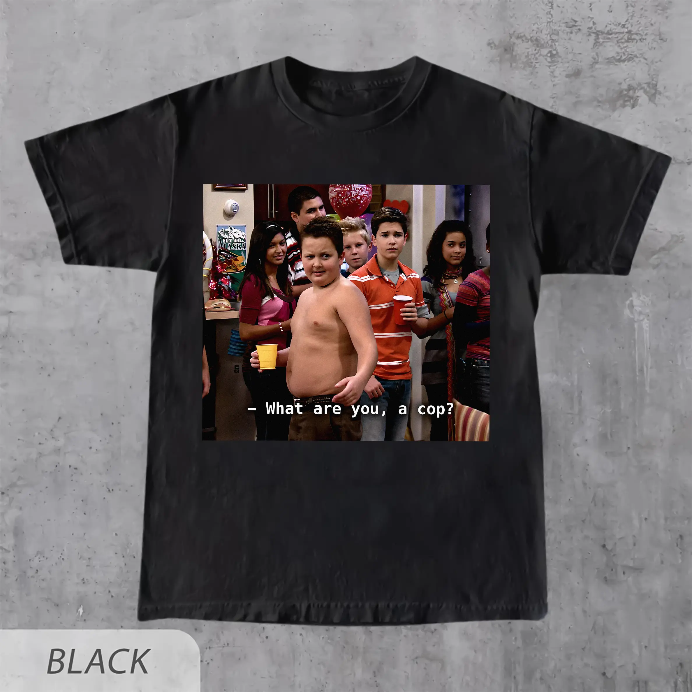 Gibby What Are You A Cop Meme T-shirt, Funny Unisex Meme Tee, Viral TV Show Meme Shirt, Hilarious Gibby Meme Gift, Comedy Meme Sweatshirt