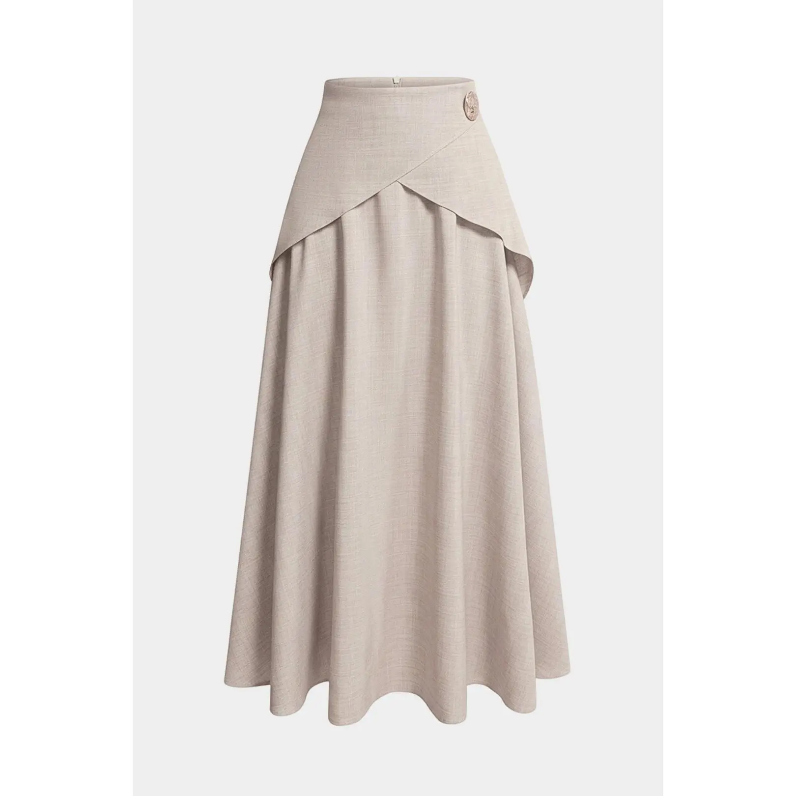 High Waist Ruched Skirt