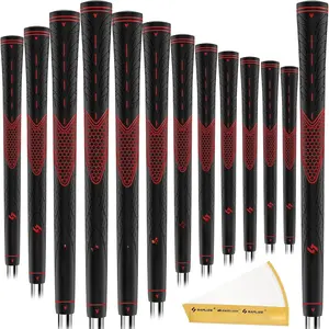 Golf Grips Set of 13, Bundle with Tape or Full Regripping Kit,  / Mid / Standard / Undersize, Women / Men Anti-slip Rubber Golf Club Grips, CC01 Series