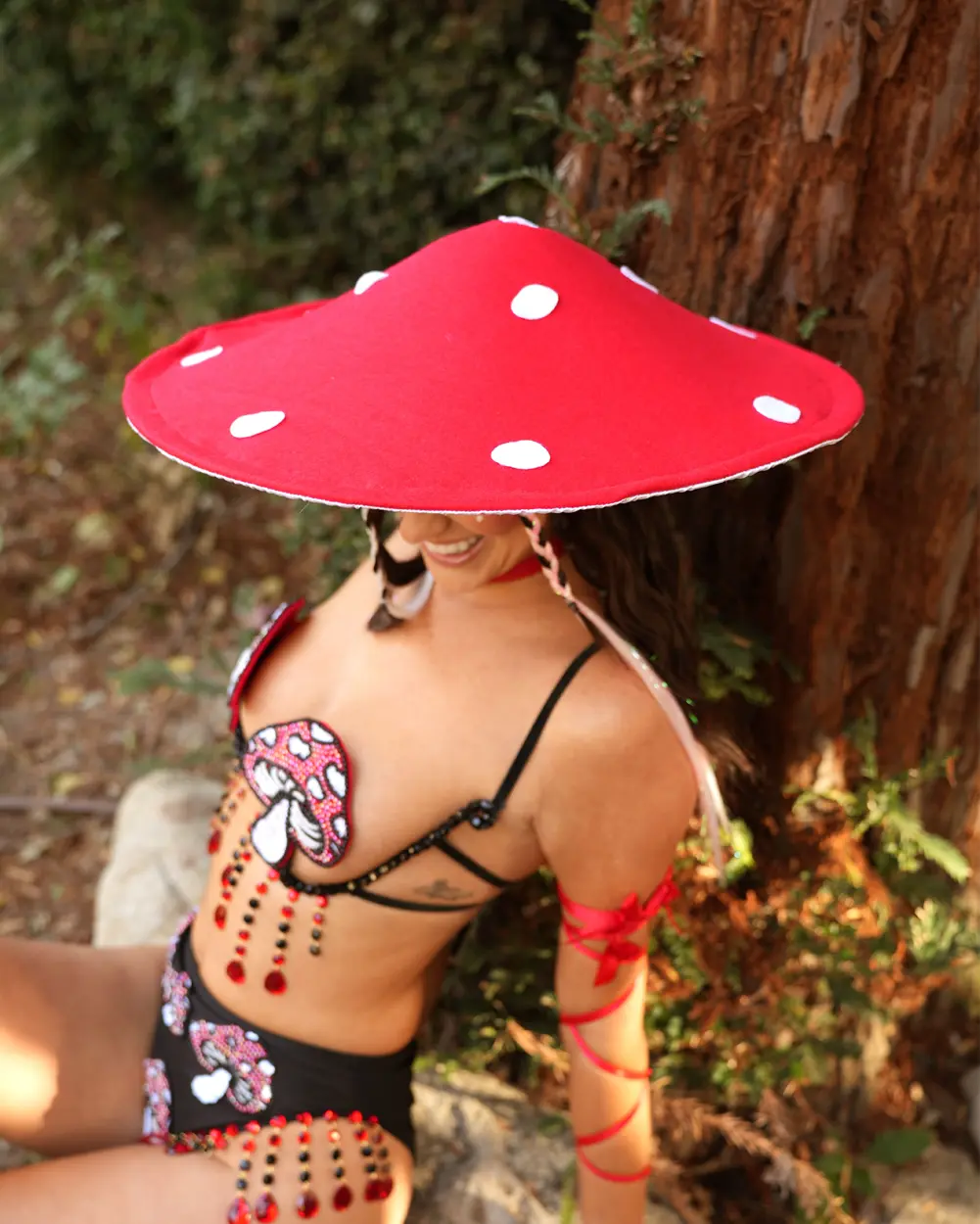 Toadstool Mushroom Hat