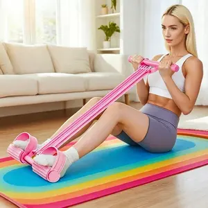 8‑Strand Adjustable Resistance Bands for Women, Home Shoulder & Back Trainer, Multi‑Function Elastic Rope for Upper Body Strength Training & Body Shaping