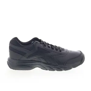 Reebok Work N Cushion 4.0 Womens Black Leather Lace Up Work & Safety Shoes