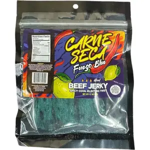 Carne Seca True Seca Beef Jerky 1.7 oz Salt and Pepper Flavor Authentic Bold Traditional Taste Rich Fiery Flavor Dry Spicy Snack