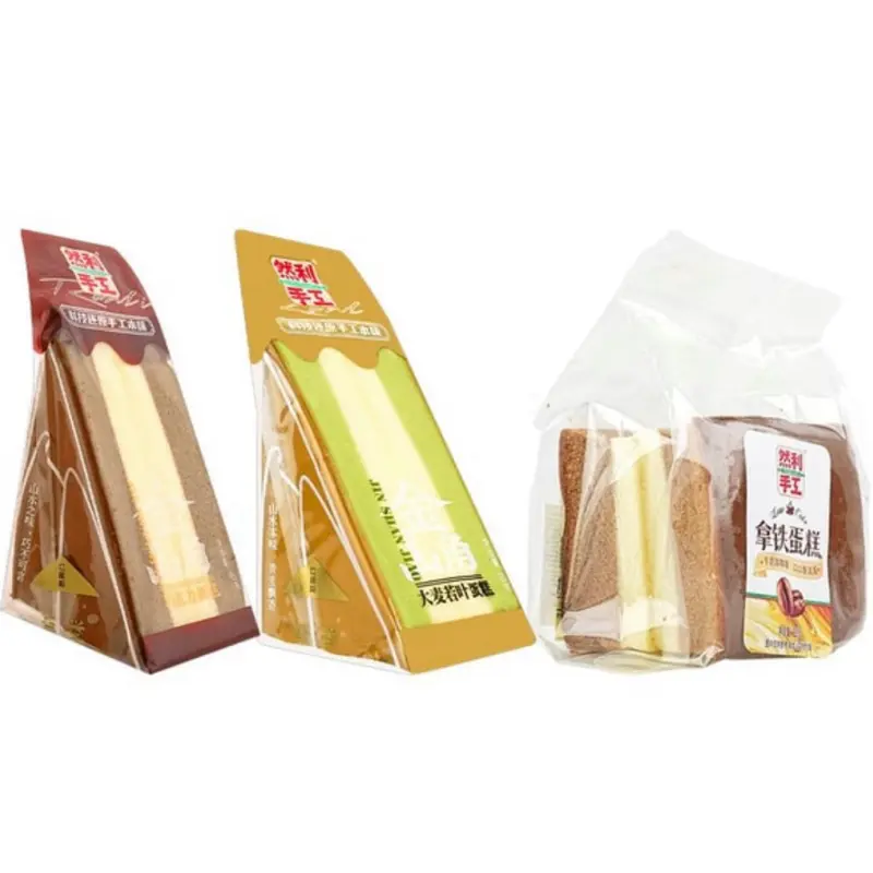 3 Cake Combo Snack Pack - 1 Green Tea Cake, 1 Chocolate Cake, 1 Coffee Bread - Dessert Snack
