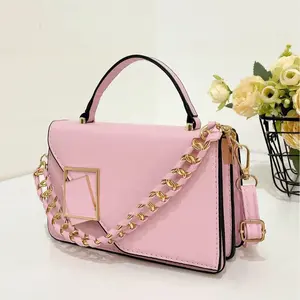 Elegant White Faux Leather Chain Shoulder Bag With Luxurious Gold Accents For Women Suitable For Parties Dates Outings Crossbody Flap Bag