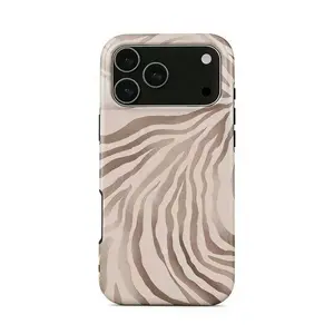 Beige Zebra Print Case Suitable |   High Quality |   Teenage Girl Gift for iPhone17 ProMax /16/15/14/13/12/11 Plus for Samsung phones, suitable for both men and women,  Perfect Gift for Women Men.A gift for the fans