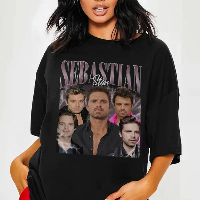 Sebastian Stan Shirt | Sebastian Stan Bootleg Shirt | Vintage Sebastian Stan Shirt | Bucky Barnes Winter Soldier Shirt | Captain America