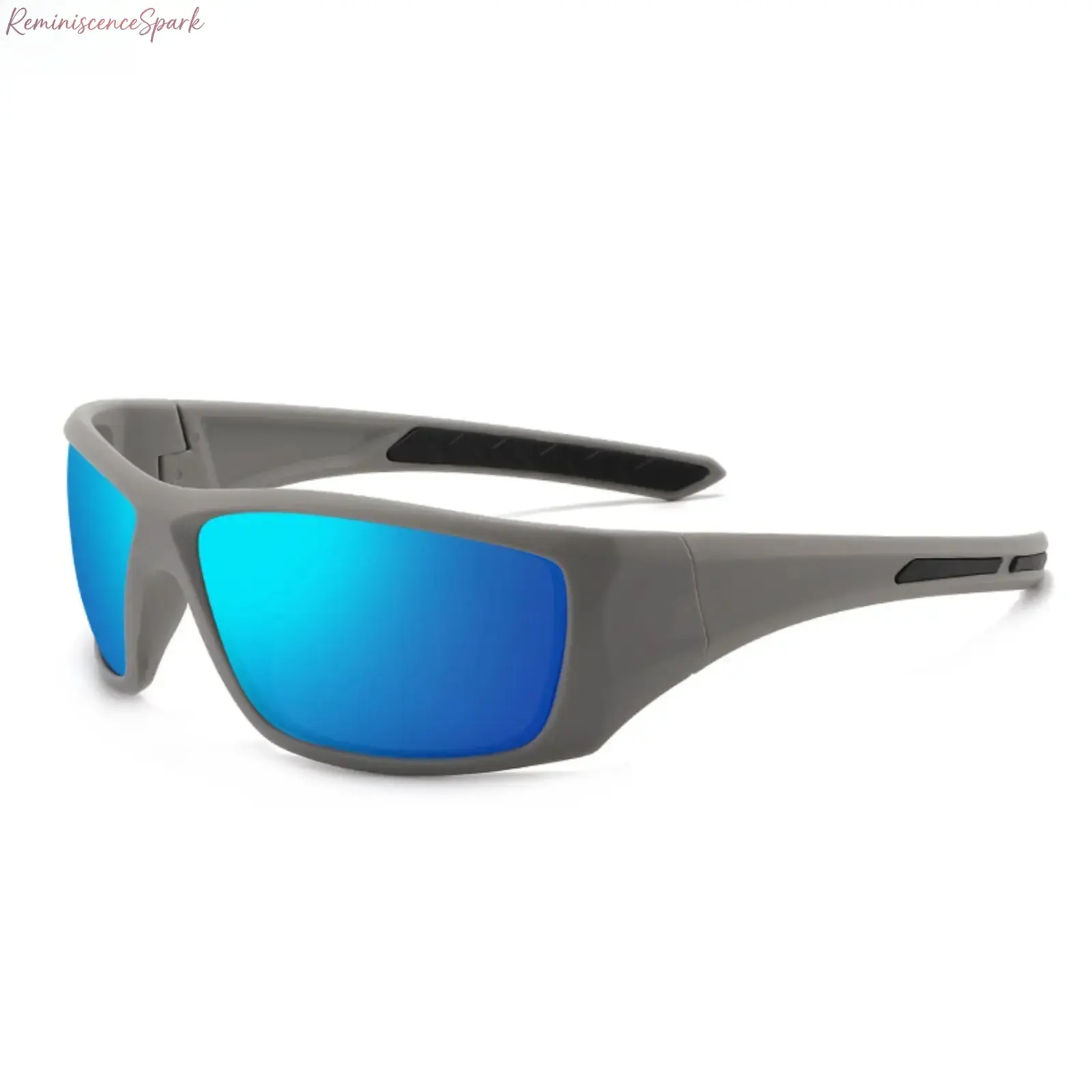 Polarized Sport Wrap Sunglasses for Men, Anti-Glare UV400 Protective Eyewear, Ultra Lightweight Design for All-Day Wear, Perfect for Driving, Fishing, Cycling and Outdoor Sports Activities