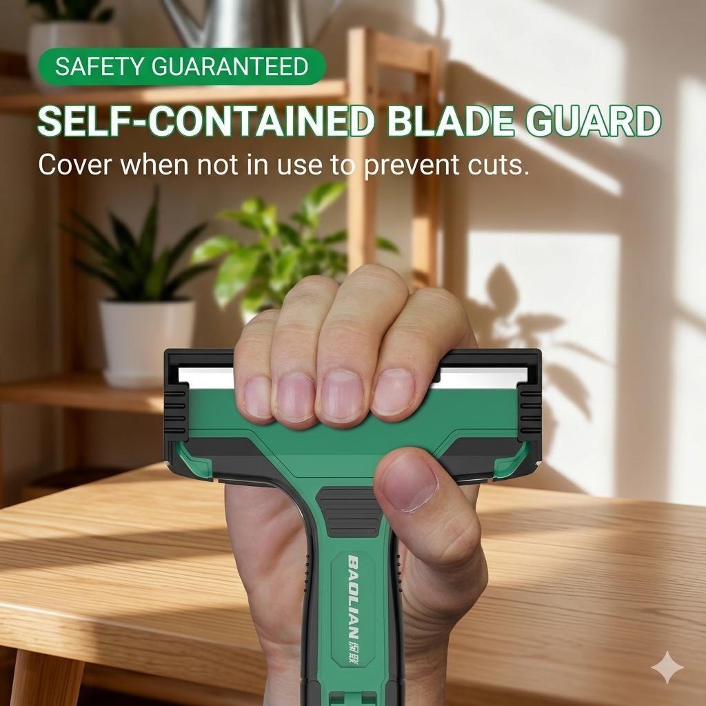 2 Pack Heavy Duty Cleaning Scraper Tool with Thickened Stainless Steel Blade, Professional Grout and Adhesive Remover for Tile, Glass, Floor, and Wall, Ergonomic Labor-Saving Paint Scraper with Extra Blades 2 Pack Heavy Duty Cleaning Scraper Tool with Thickened Stainless Steel Blade, Professional Grout and Adhesive Remover for Tile, Glass, Floor, and Wall, Ergonomic Labor-Saving Paint Scraper with Extra Blades