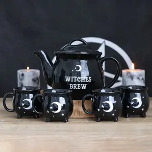 Witches Brew Black Teapot Se