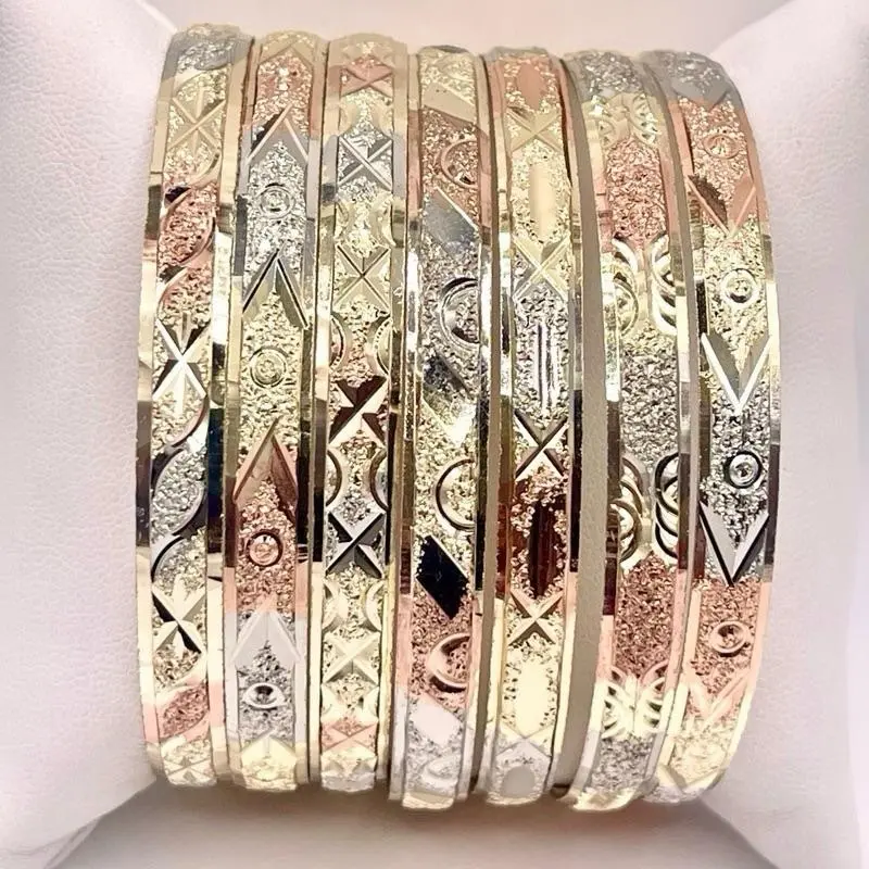 Seminario Bangles Bracelet tricolor or Gold Filled bangle