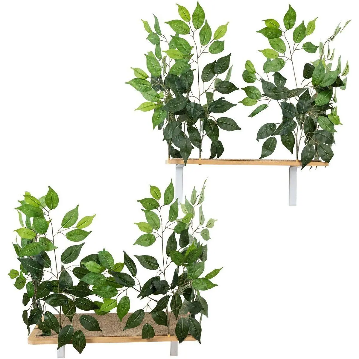 On2Pets Cat Canopy Wall Shelves, Rectangle, 2 count, 12 inch Decor Mount