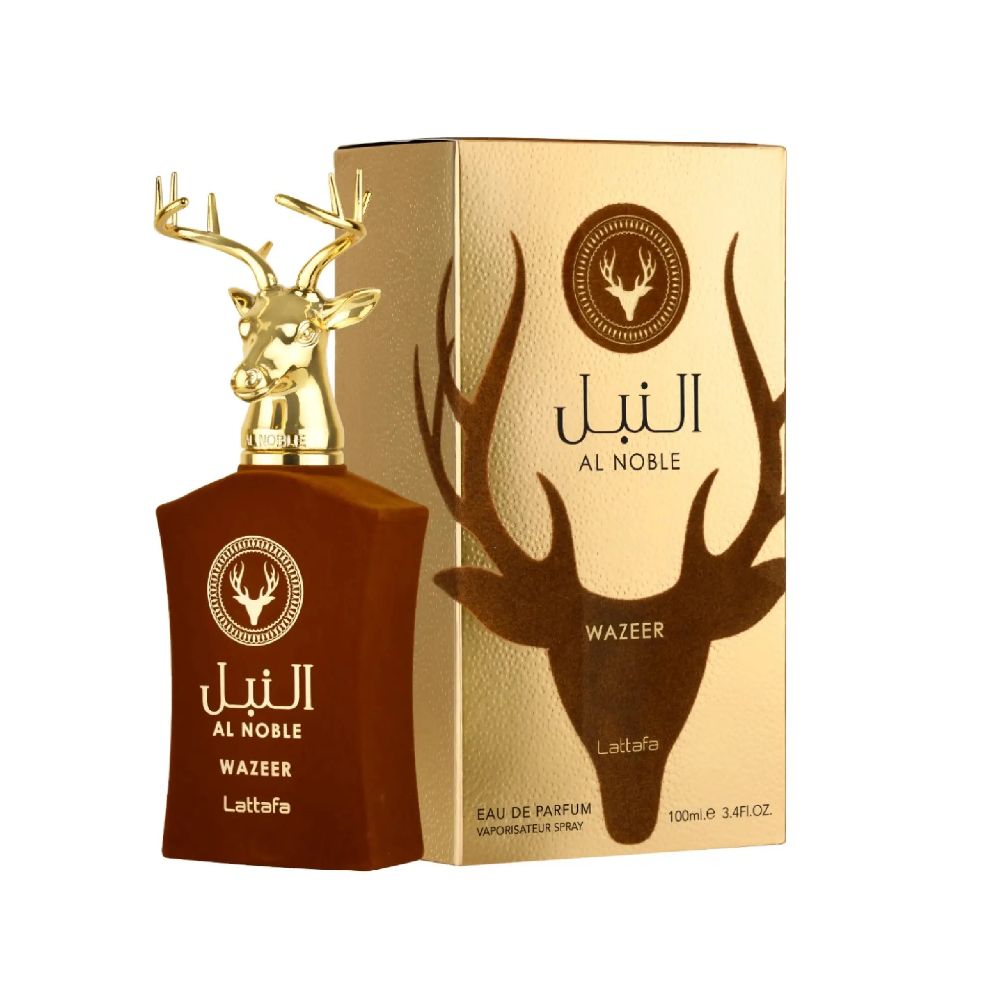 Lattafa Al Noble Wazeer for Unisex Eau de Parfum Spray, 3.4 Ounce