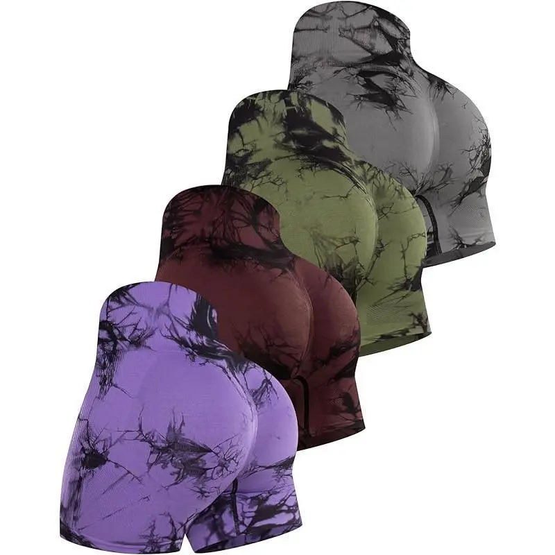 4 Packs (Tie-dye Black/Army Green/Cassis