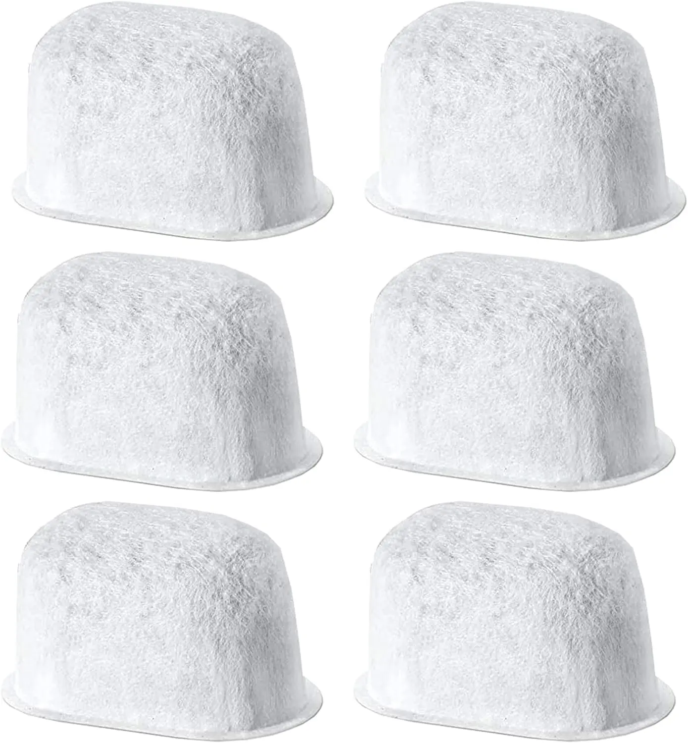 6-Pack Activated Charcoal Replacement Breville Water Filter - Certified NSF42, Highly Efficient Filtration, Micromesh Safety Material - Compatible with BWF100, BES870, BES810, BES990, BES980, BES920, BES900XL, BES870XL, BES860XL, BES840XL, BKC600XL, Chlor