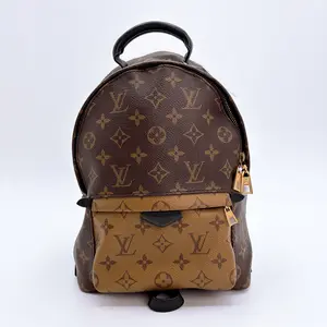 Pre-owned Louis Vuitton Monogram Reverse Palm Springs PM Backpack Bag