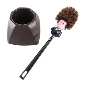 Funny Elephant Design Toilet Brush Set – Unique Themed Gift | Bathroom Cleaning Essential for Family & Friends