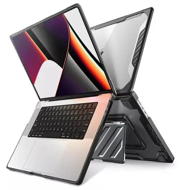 SUPCASE Unicorn Beetle PRO Bumper Case with Kickstand for 16 in MacBook Pro (2021/2023) - Heavy-Duty Protection Laptop Cover