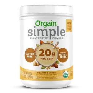 Simple Organic Plant-Based Protein Powder - Peanut Butter