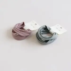Soft Terry Hair Ties for Gentle Everyday Hold, Set of 6 for Daily Styling