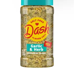 Salt Free Flavor Full Garlic & Herb Seasoning Blend 10 Oz Bottle