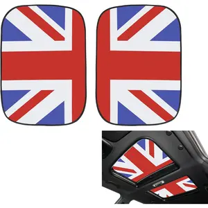 Sunroof Shade Cover Compatible with Mini Cooper R56/F56/R60/R55/F55/F54  Accessories Foldable Anti-UV Ray Sun Shade Interior Sun Protector Trim for Countryman  Accessories (Red)