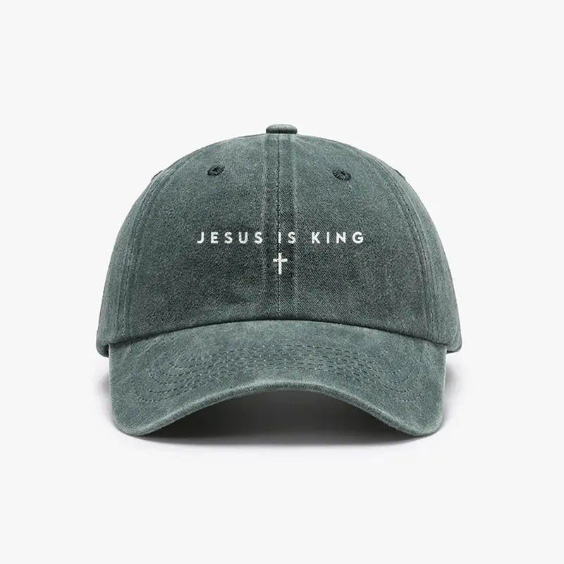Christian Clothing  Unisex Street Baseball Cap 80s 90s Pattern Anime Hat Men Gift Snapback Fitted Vintage Denim Fabric Iconic Logo Heat Transfer Print Green Dragon Ball Detail