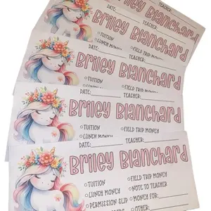 Custom School Note Envelopes