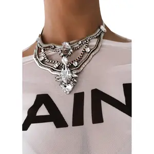 YOU'LL BE BACK STATEMENT NECKLACE