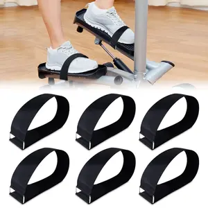 Secure Your Stride: 6 Pairs Universal Anti-Slip Pedal Straps for Enhanced Stability on Steppers and Elliptical Trainers