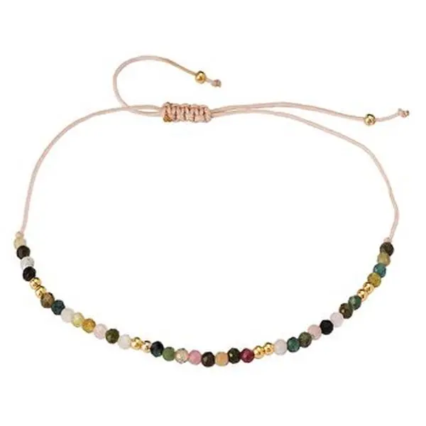 Elegant Italian 14kt Gold Tourmaline Bracelet Bracelet