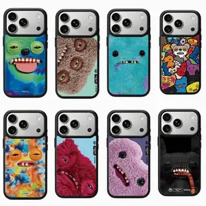 Fuggler Neon Plushcore Weirdcore Cute Monster Phone Case Compatible with for iPhone 17, 16, 15, 14, 13, 12, 11, X & Samsung Galaxy