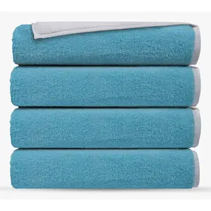 Depera Home Double Face 4 pcs Turkish Wash Towels Set