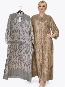 Ramadan Muslim Women Arabic Long Robe Abaya Dubai Saudi Vestidos Kaftan Abayas Modest Dresses