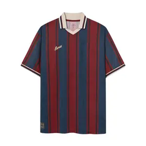 Red And Blue Color BAR Modernist 125 Anniversary Soccer Jersey, BAR Red And Blue Color Anniversary Modernist Edition Short Sleeve Soccer Shirt