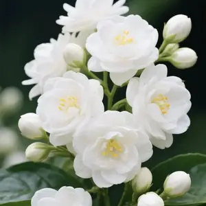 100 Climbing Jasmine Flower Seeds Fragrant Plant for Planting Garden Home Four Seasons Evergreen Silver Jasmine Garden Balcony Climbing Flower Non-GMO All Seasons Fragrant Flower Seeds